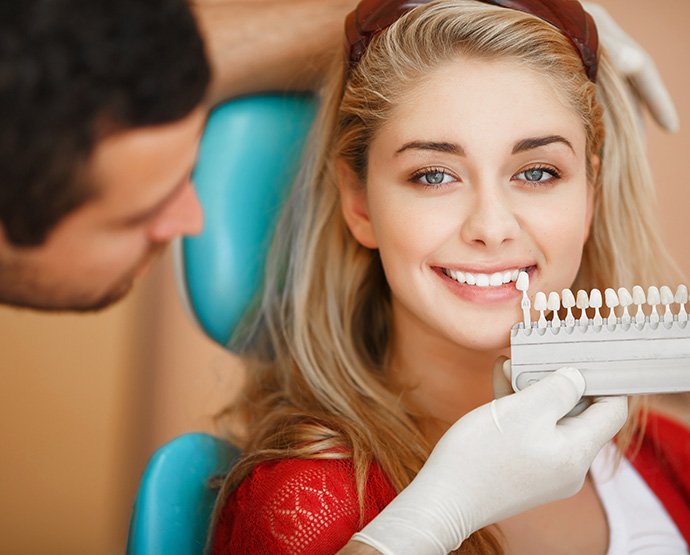 Patient in St. Augustine smiling after teeth whitening
